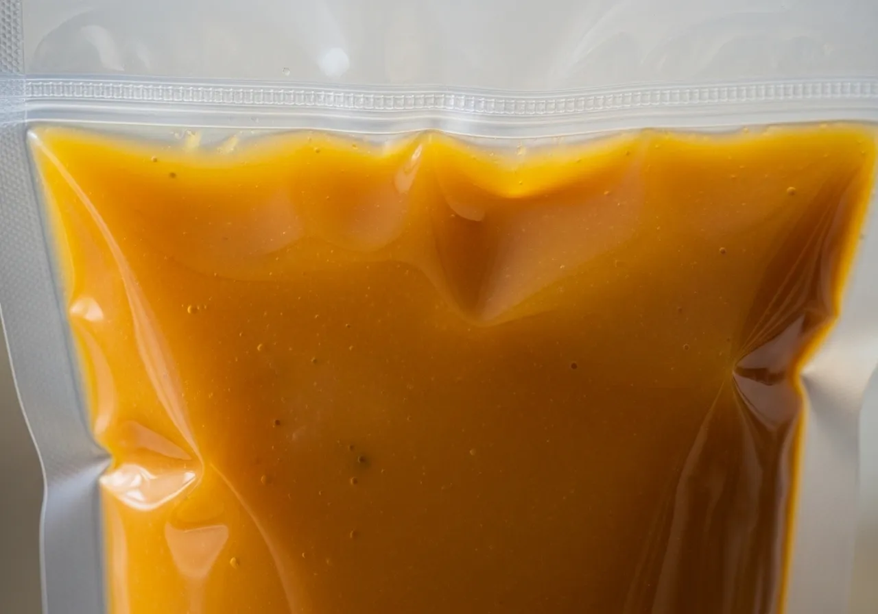 Pulpa de fruta empacada al vacío