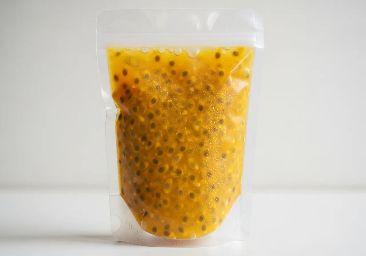 Bolsa de pulpa de maracuyá