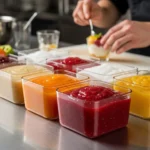 Puré de fruta con azúcar
