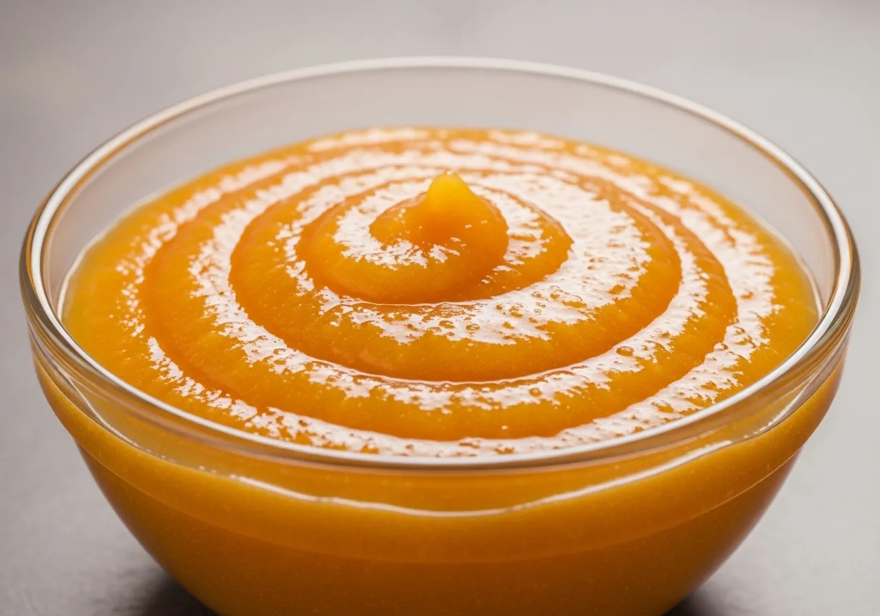 Puré de fruta con azúcar