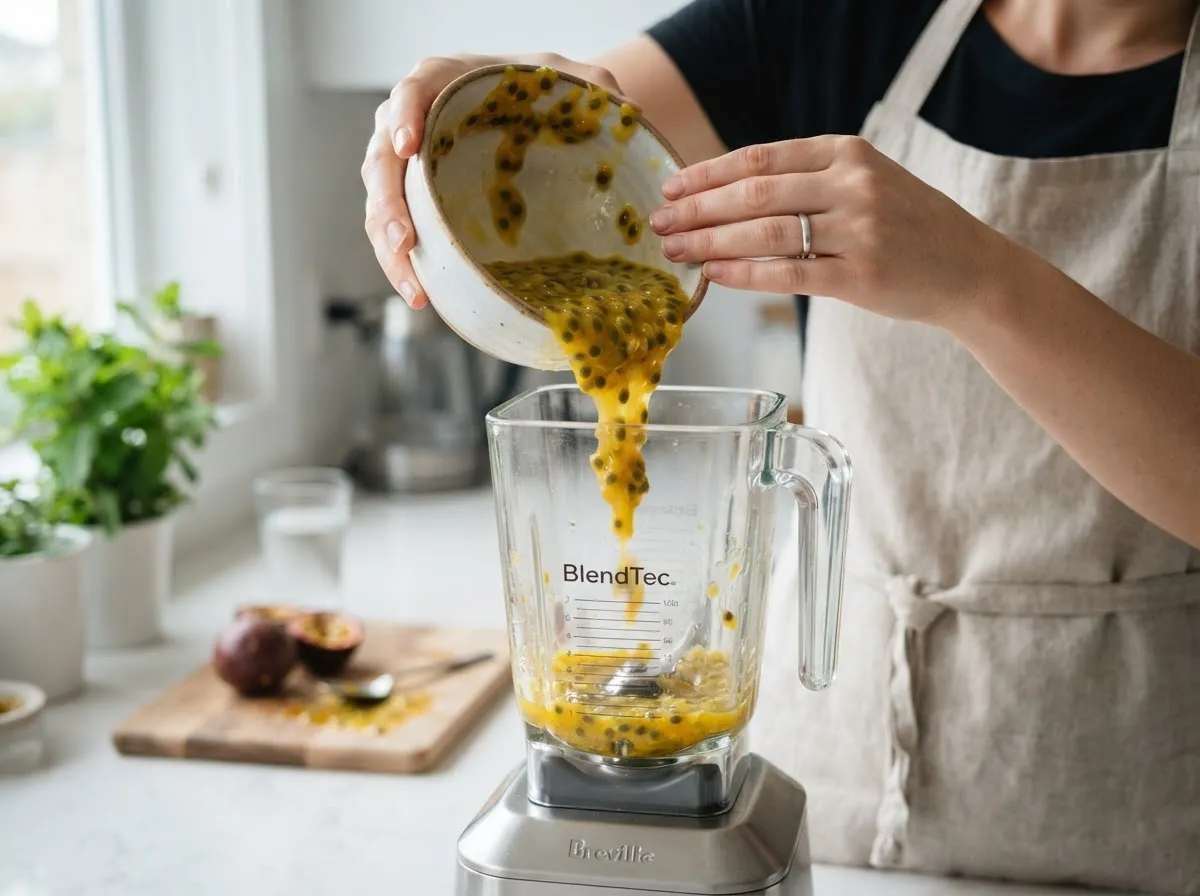 Cómo hacer jugo de maracuyá con pulpa