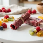 Snacks con pulpa de fruta